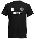 Nation Ruhrpott T-Shirt Trikot Nummer 10 Wappen Emblem -FH10 (M)