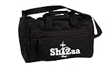 Transporttasche-Shisha Tasche-Hookahbag-rumdum gepolstert- Variable Innenwände/Verteiler (Schwarz) The Orginal Shizaa Bag Since 2019-Tragetasche-Handgepäck-Maße: 45cmx26cmx26cm Inkl Mini Sack