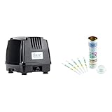 Oase 50398 Aquaoxy 4800 CWS & 50570 AquaActiv QuickSticks 6in 1 50 Stück - Wasseranalyse Teststreifen für Teichwasser aus Gartenteich Fischteich Koiteich Schw