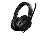 Roccat Khan Aimo 7.1 Surround Gaming Kopfhörer (Hi-Res Sound, USB, AIMO LED Beleuchtung, Real-Voice Mikrofon mit Mute-Funktion), schw