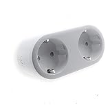 VISLONE Smart Steckdose Dual Plug Wifi Steckdose 2 in 1 Steckdose Kompatibel mit Alexa Google Home App Smart Life Kein Hub notwendig Unabhängige Planungen und Zeitpläne oder g