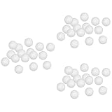 EXCEART Styroporkugeln Basteln Handwerk Schaum Bälle: 2cm Feste Kugel DIY Modellierung Füllmaterial 300 Stück Weihnachten Hochzeit Festival Party Dekoration Schulprojekte Weihnachtsdek