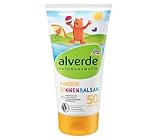 alverde NATURKOSMETIK Kinder Sonnenschutz Sonnenbalsam, LSF 50 HOCH, 150