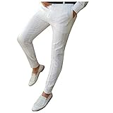 Hosen Für Männer Baumwolle und Leinen Streifen Baggy Jogginganzug Jogginghose Trainingshose Sporthose Fitnesshose Sweatp
