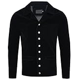 Mantel Herren Urban Trend Mode Luxury Britischer Stil Einfarbig Herren Jacke Herbst Winter Revers Knopfleiste Regulär Männer Longsleeve Täglich Winddicht Warm Herren Übergangsjack