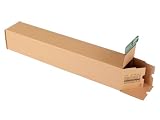 progressPACK Universalversandhülse Premium PP LB10.04 aus Wellpappe, DIN A1, 610 x 105 x 105 mm, 10-er Pack, b