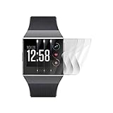 Screenshield Schutzfolie Fitbit Ionic [3 Stück] - volle Abdeckung des Displays - blasenfrei, beständig, flexibel und selbstheilend gegenüber Mikrokratzern; kein Panzerg