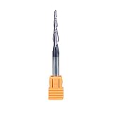 SpeTool VHM Kugelkopffräser Konische Fräser CNC 2 Flöten 1,0 mm Radius, 6 mm Schaft TiAlN Beschichtung für 2D und 3D G
