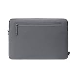 Incase Compact Bionic Sleeve Schutzhülle aus wiedergewonnenem Ozean-Plastik für Apple MacBook Pro 15,4' / Pro 16' - grau [Zubehörtasche I Langlebiges Material], INMB100608-STG