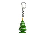 Miniblings Weihnachtsbaum Schlüsselanhänger Tannenbaum - Handmade Modeschmuck I I Anhänger Schlüsselring Schlüsselband Keyring