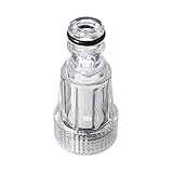 -Waschmaschine Wasserfilter Set for Champion/Patriot/Interscol/Micheline/Lavor/Black Decker/Huter/Bosch Hochdruckscheiben (Color : White)