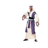 thematys® Aladdin und die Wunderlampe Aladin Scheich Sultan Araber Kostüm Set für Herren Damen - Cosplay Junggesellenabschied, Mottoparty, Karneval, Halloween 160-175cm - (ohne Schwert)