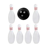 WERTYU Bowling-Set 7 Stücke Kreative Aufblasbare Bowlingspiele Outdooe Freizeit Bowling Ball Spiel S