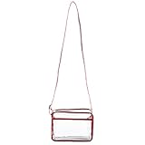 East Bank Designs Crossbody börse mit Tasche, transparent/