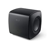 KEF KC62 Uni-Core Force-Cancelling Compact Subwoofer, Carbon Black (1000 W)