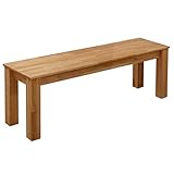 Krok Wood Sitzbank Bonn aus Massivholz in Buche 140x35x45
