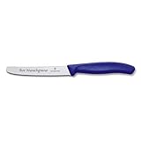 Victorinox SwissClassic Frühstücksmesser (blau) mit persönlicher Gravur auf der Kling