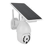 WiFi CCTV, IP-Kamera Zwei-Wege-Gegensprechanlage Solarbetrieben für Zuhause für den Außenb