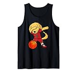 Dabbing Golden Retriever Marokko Basketball Fans Trikot Tank Top