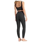 Damen Yoga Trainingsanzüge Sport Shirt Langarm Trainingshose Set Yoga Hosen Leggings Tights Shape Stretch Sporthose für Workout Gym Joggen Trainings Fitness Laufen H