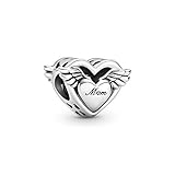 PANDORA Charm 799367C00 Angel Wings & M