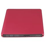 IPOTCH Laufwerk Externes CD Laufwerk USB 3.0 Mobile DVD - rot, 150 x 145 x 15