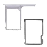 jbTec® SD-Card/SIM-Tray/Halter passend für HTC One M8 - Silber - Slot Karte Schlitten Rahmen Holder Handy Card Ersatz F