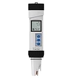 JIAGU Wasserprüfung. Multifunktions- PH/TDS/EC DREI-in- one Wasserqualität Detector Multi-Funktions- Pen Acidität Meter (Color : White, Size : 185x34x34mm)