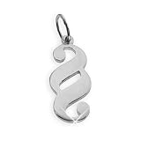 Paragraph Anhänger 16mm echt Sterling Silber 925 (Art.212903)