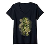 Damen Marvel Groot Guardians of Galaxy 2 Smudge T-Shirt mit V