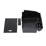 furong Armlehne Aufbewahrungsbox Fit für Toyota Fortuner An160 2016 2017 Innenraum Armlehne Konsole Central Aufbewahrungsbox