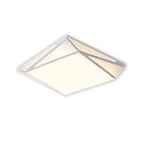 LED Deckenlampe Moderne einfache geometrische rechteckige Wohnzimmerlampe LED-Deckenleuchte 6000k kaltes weißes Acryl-Schlafzimmer Beleuchtung Innenbusch-Deckenleuchten oder Küchen-S