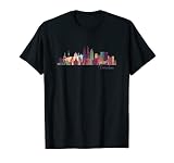 Barcelona Skyline Bunt T-S