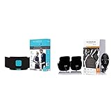 Slendertone Unisex-Adult Abs8 Bauchmuskeltrainer, Schwarz, Einheitsgröße & Unisex Armtrainer Bizeps Trizeps inklusive S