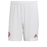 adidas Herren FCB 3 SHO Kurze Hose, weiß, XXL