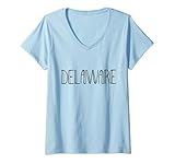 Damen Delaware Reverse-Schatten T-Shirt mit V