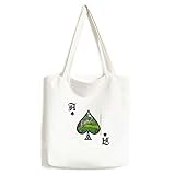 Chinesischer Bauernhof Baum Illustration Handtasche Craft Poker Spaten waschbare T