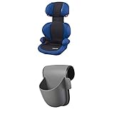 Maxi-Cosi Rodi SPS Kindersitz, mitwachsender Gruppe 2/3 Autositz (15-36 kg), nutzbar ab 3,5 bis 12 Jahre, navy black + Maxi-Cosi Pocket Becherhalter, g