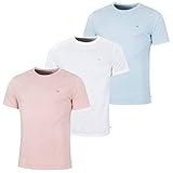 Calvin Klein Golf Herren 3-Pack-T-Shirt - Soft Rosa/Weiß/Blau - L