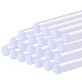 Haquno 50 Stücke Heißkleber Sticks 7x100mm Transparent Klebstoff für 7mm Heißklebepistole – Transp