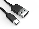 USB-C Ladekabel für Samsung Galaxy A3 2017 Duos in Schwarz 10 cm Handy Schnellladekabel Datenkab