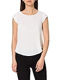 ONLY Damen ONLVIC S/S SOLID TOP NOOS WVN Petit T-Shirt, Cloud Dancer, 38