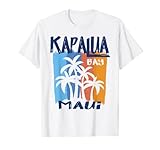 Kapalua Bay Maui Fun Bunte Palmen Design T-S