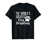 The World's Greatest Dog Grandma - Niedlicher Hundebesitzer T-S