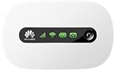 Huawei E5220 Mobiler Wifi WLAN-Router (bis zu 10 WLAN-Zugänge, 5s Boot-Zeit, HSPA+) weiß