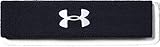 Under Armour Herren UA Performance Headband Komfortables und atmungsaktives Schweißband, Black/White, Einheitsgröß