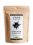 ULTIMATE PROTEIN 100% BIO Vegan - 1 Kg Pflanzliches Bio-Proteinpulver aus Reis, Erbse und Hanf - Frei von Aromen und Süßungsmitteln aus Liebe zum Bizeps - Veganes Eiweiß-Pulver DE-ÖKO-039