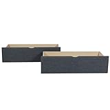 Homestyle4u 1916, Bettkasten Aufbewahrung mit Rollen, Bett Schublade 2er Set, Bettauszug G