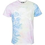 FC St. Pauli Totenkopf Pastell Batik Männer T-Shirt Batik XXL 100% Baumwolle Fan-Merch, Fußball, Sp