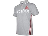 uhlsport 1. FC Köln Sportswear Polo grau Effzeh Poloshirt Fan Shirt Bundesliga, Größe:XXL